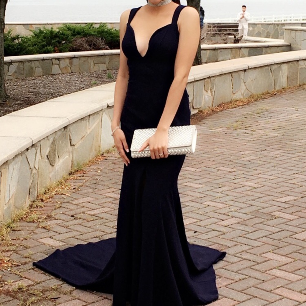 Navy blue dress